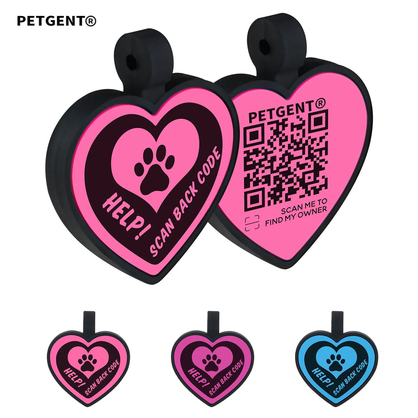 QR Code Pet ID Tag