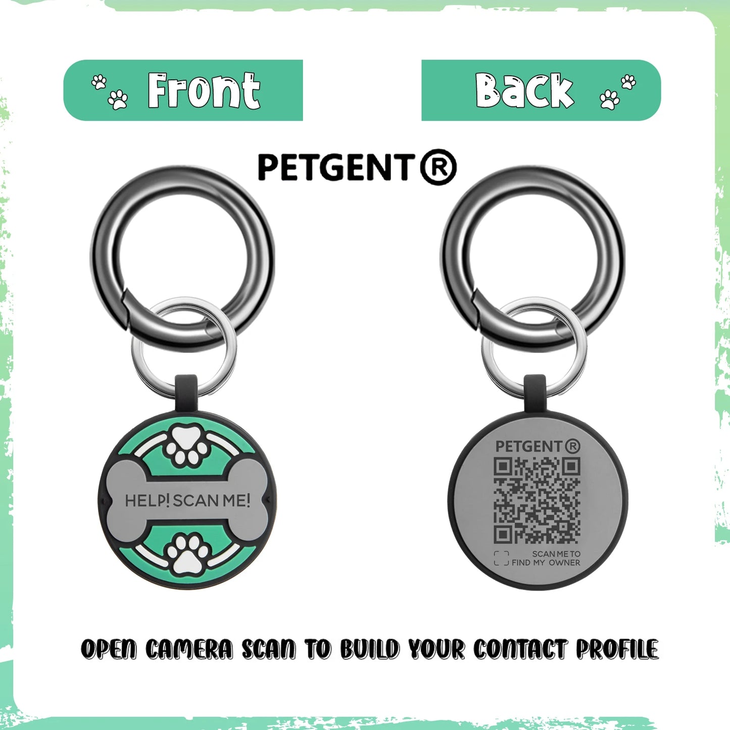 QR Code Pet ID Tag